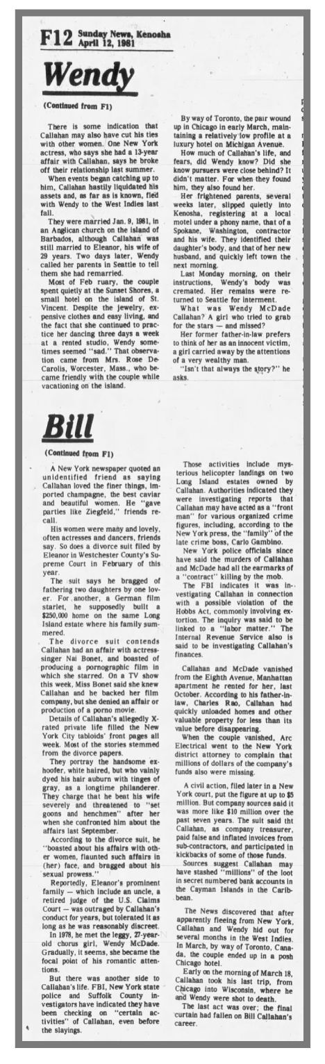 Sunday News (Kenosha, Wisconsin) · 12 Apr 1981, Sun · Page 50